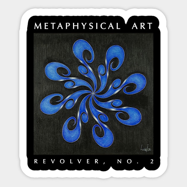 Metaphysical art Sticker by marklewisfineart